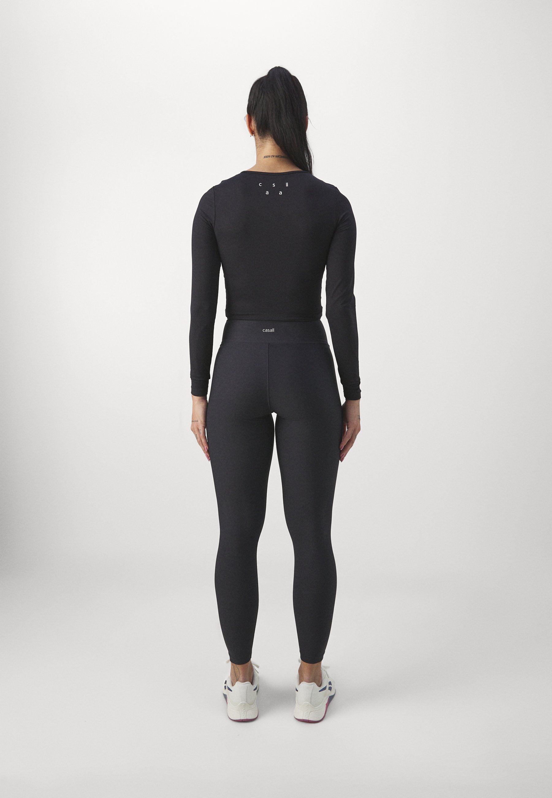 Casall OVERLAP - Leggings - zwart