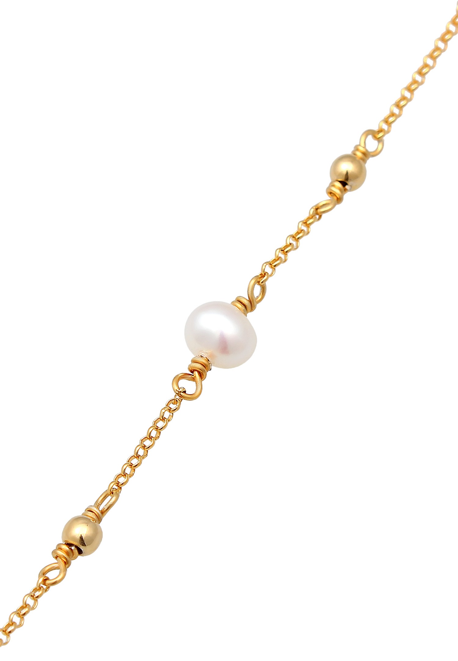 Elli Femmes boules classiques avec perles de culture d'eau douce en argent sterling 925