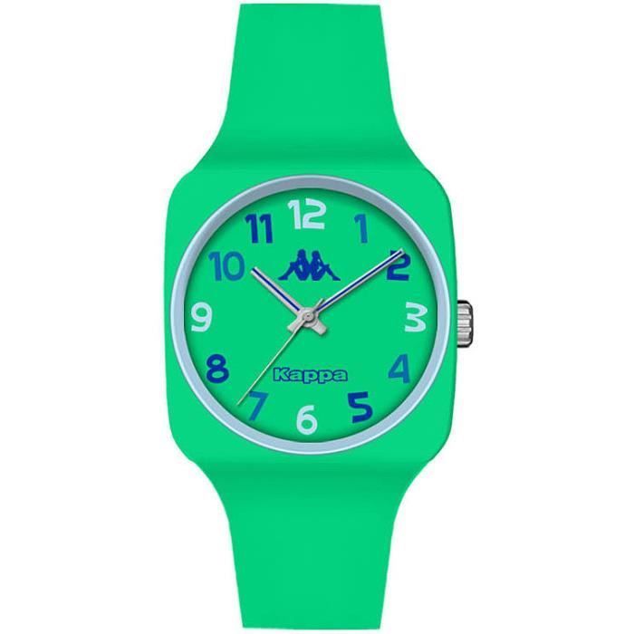 Reloj infantil - KAPPA - PE-22 - Verde - Silicona - Analógico - 3 ATM