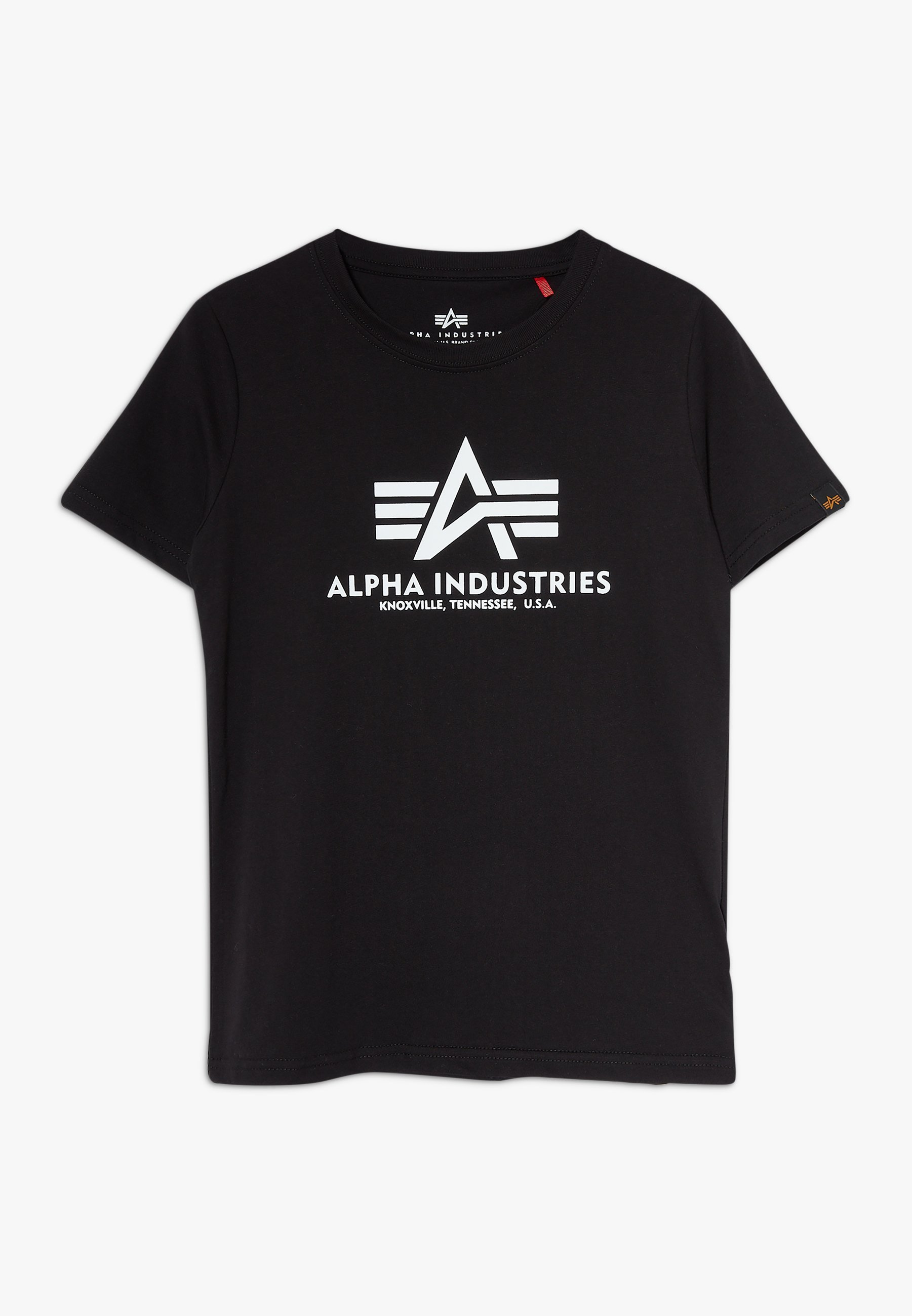 Alpha Industries BASIC KIDS TEENS UNISEX - T-shirt met print - zwart