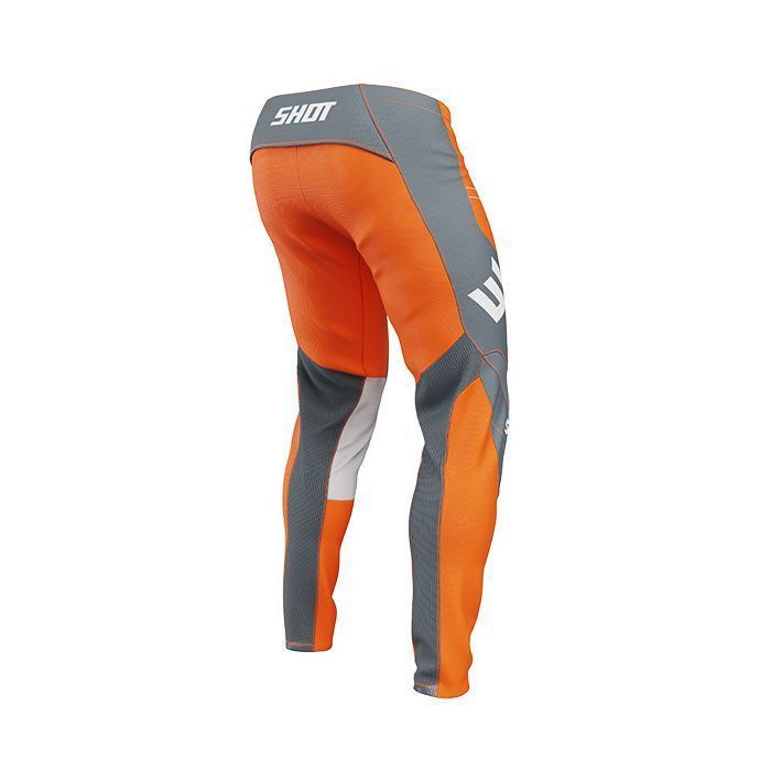 Pantalon moto cross SHOT RACE GEAR Contact Shield Orange