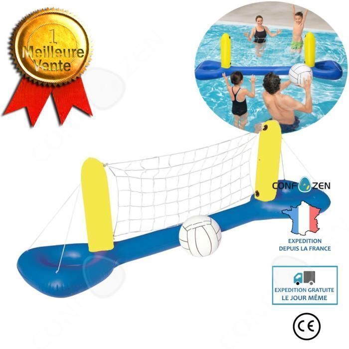 Juguetes de playa CONFO, red de voleibol acuático, soporte inflable para voleibol acuático, equipamiento deportivo