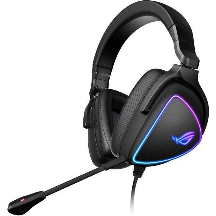 Cuffie da gaming ASUS ROG Delta S - USB-C - Ultraleggere - RGB - Compatibili con PC, Nintendo Switch e Sony PlayStation