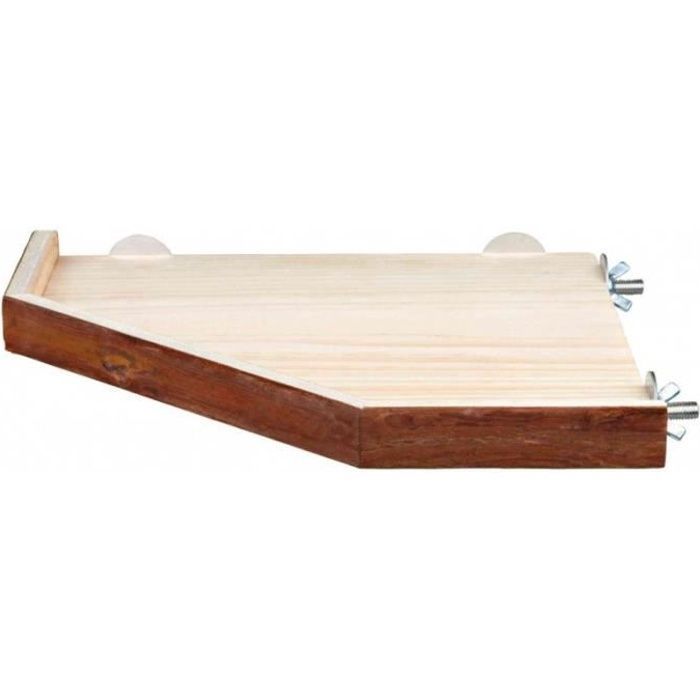 Refugio y plataforma para roedores - Trixie - 17x17 cm - Madera - Interior - Pequeño