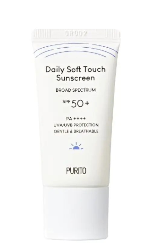 Purito Daily Soft Touch Sunscreen Codzienny krem do opalania z ceramidami SPF 50+ PA++++