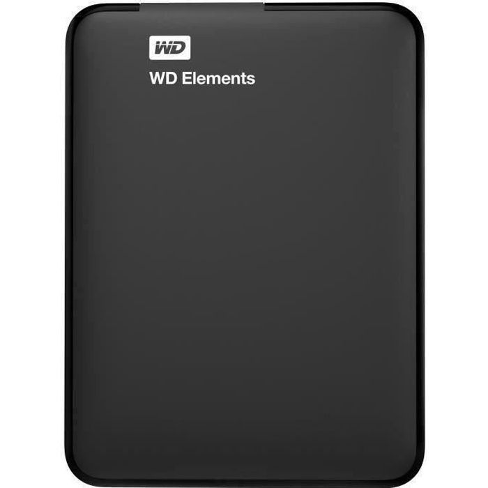 WD - External hard drive - WD Elements™ - 2TB - USB 3.0 (WDBU6Y0020BBK-WESN)