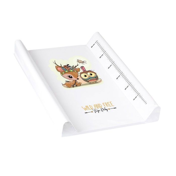 Luxe aankleedmat voor baby's 48,5 x 70 cm Wit Fawn