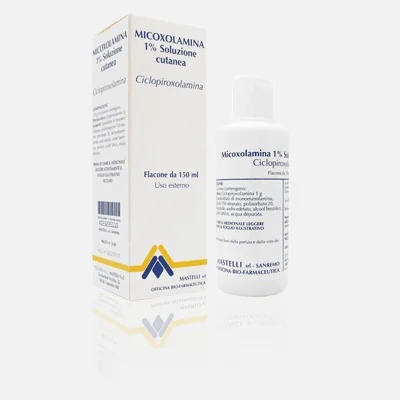 Micoxolamine huidoplossing 1% 150 ml Ciclopiroxolamine