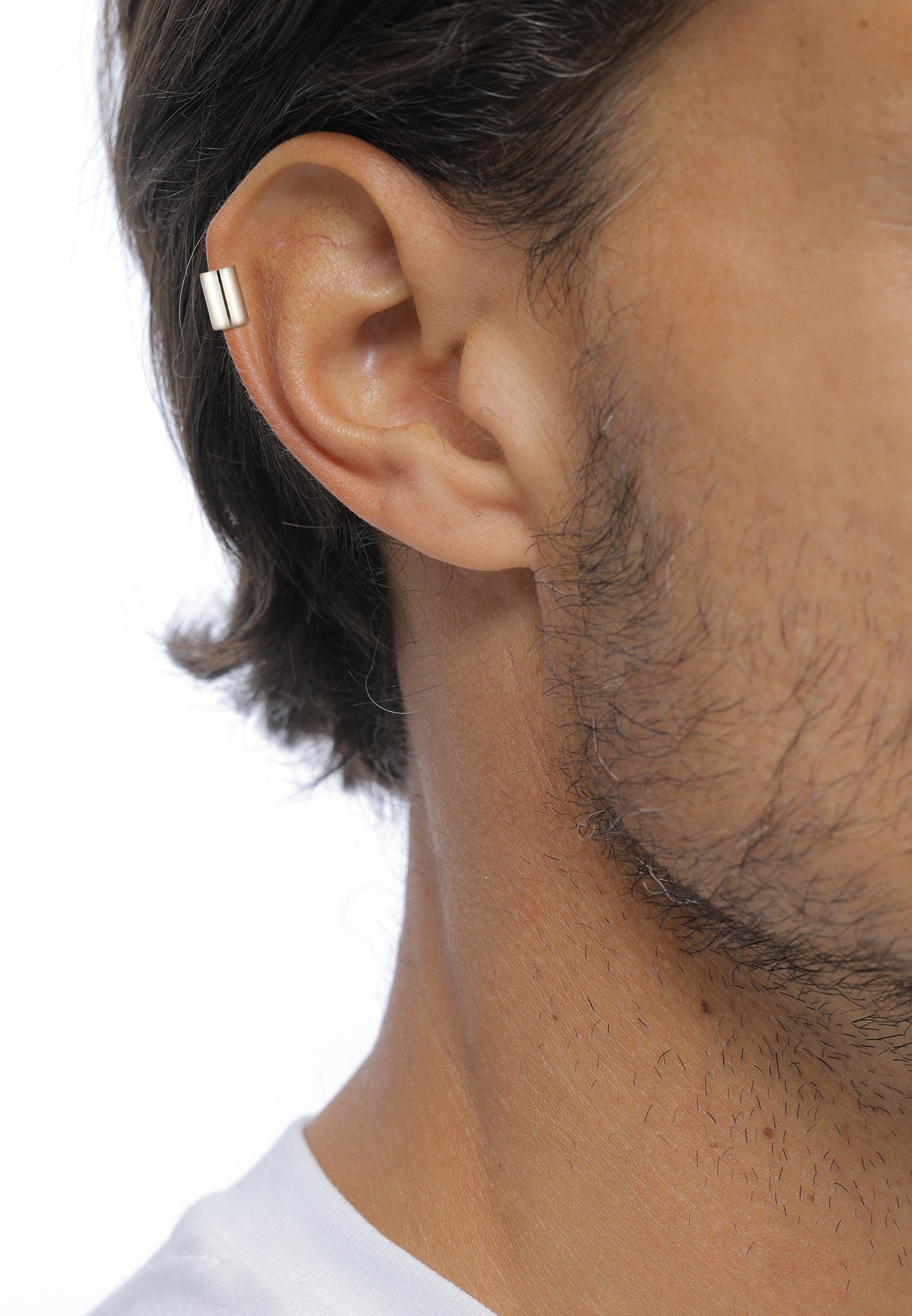 KUZZOI Hommes Earcuff basique argent sterling 925