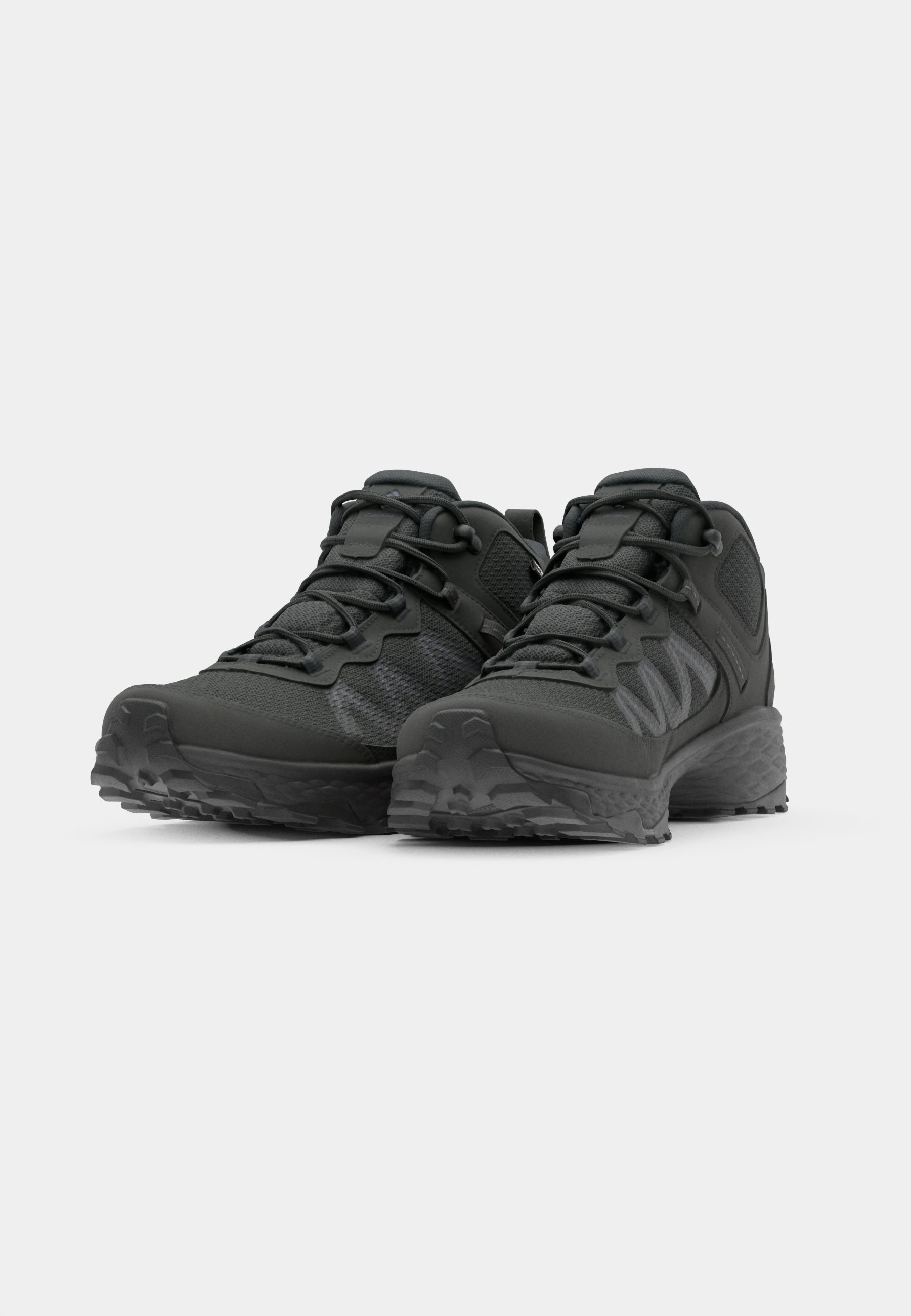 PEAKFREAK RUSH MID - Vaelluskengät - black/black