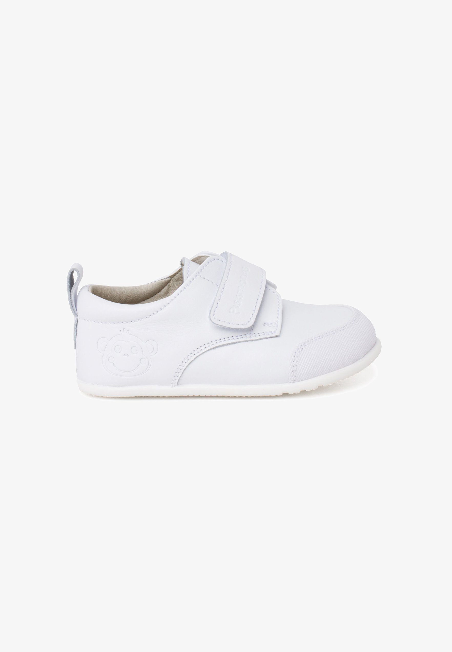 Pisamonas VERSTERKTE FLEXIBELE ZOOL - Schoenen met klittenbandsluiting - wit