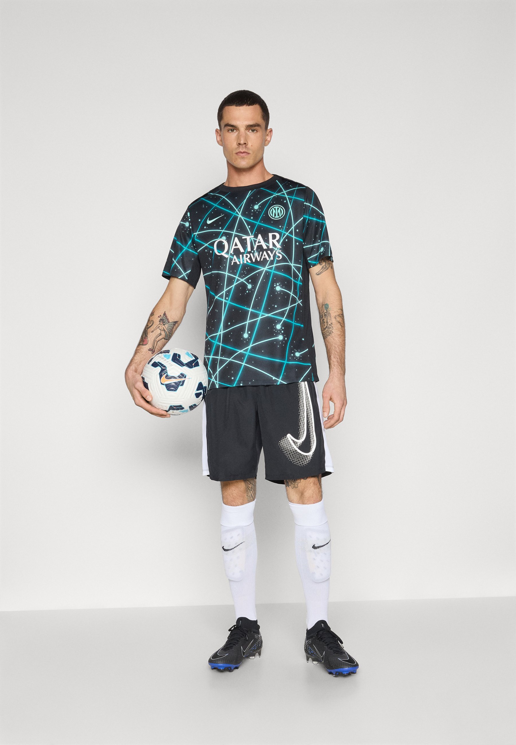 INTER MILAN ACADEMY PRO - Fotballskjorte - black/hyper turquoise/dusty cactusNike Performance