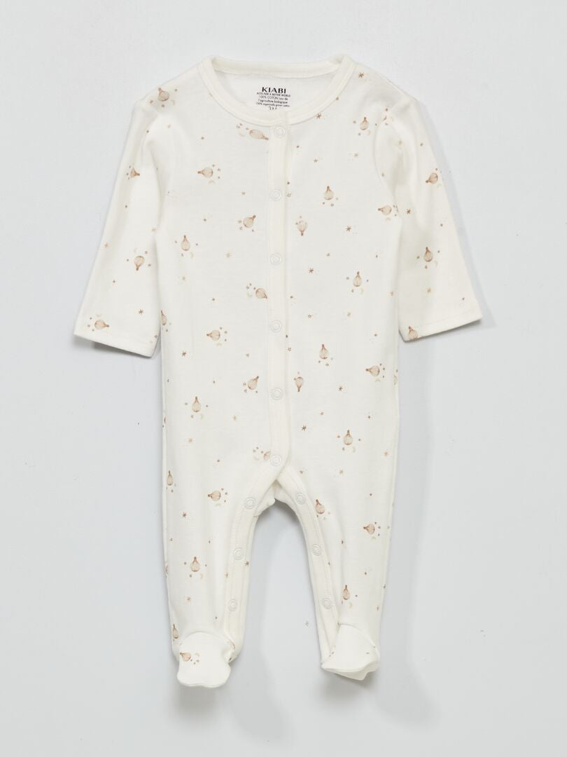 Romper + Bodysuit - 2-delig - WIT