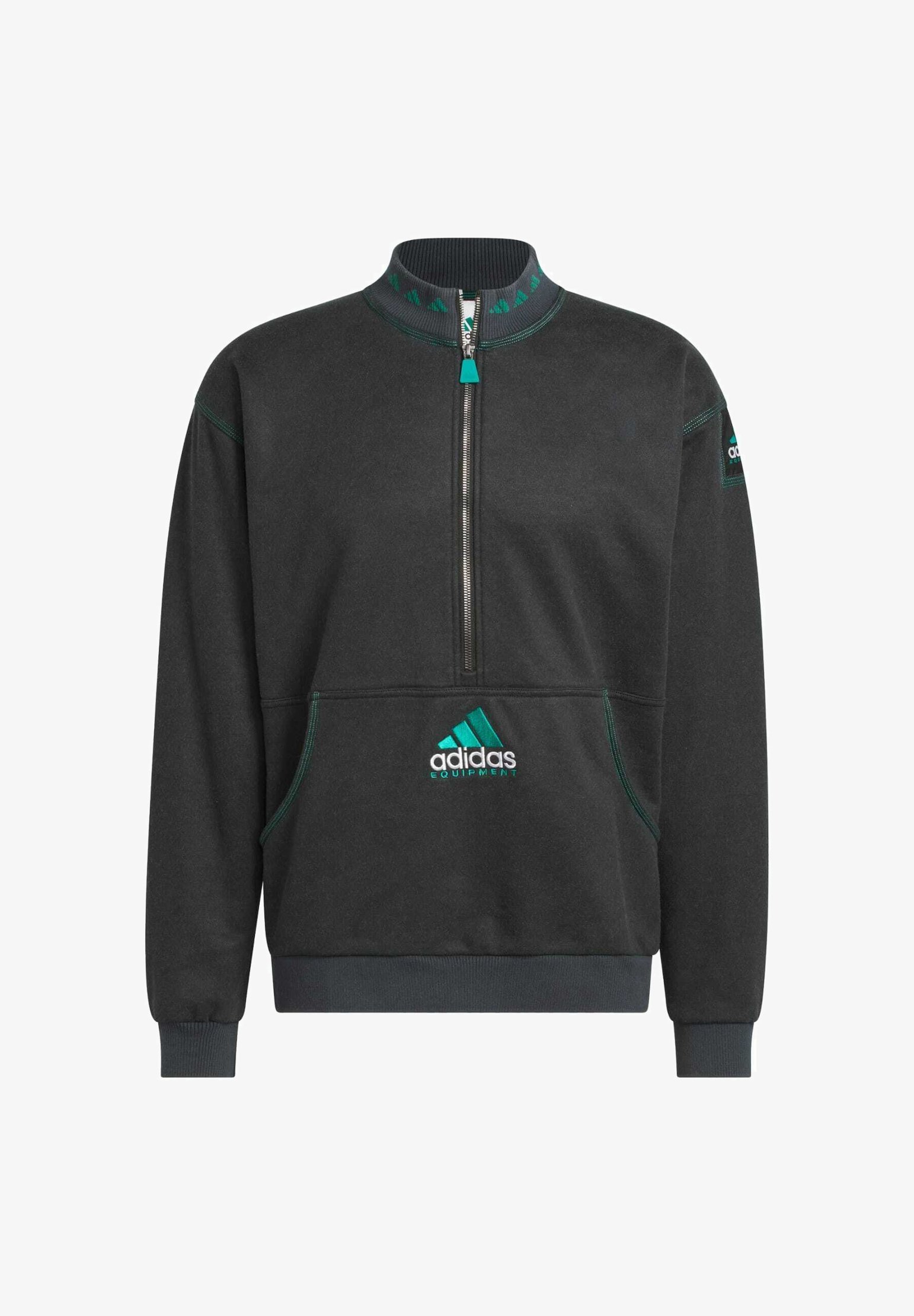 adidas Performance EQUIPMENT QUART DE ZIP - Sweat-shirt - noir