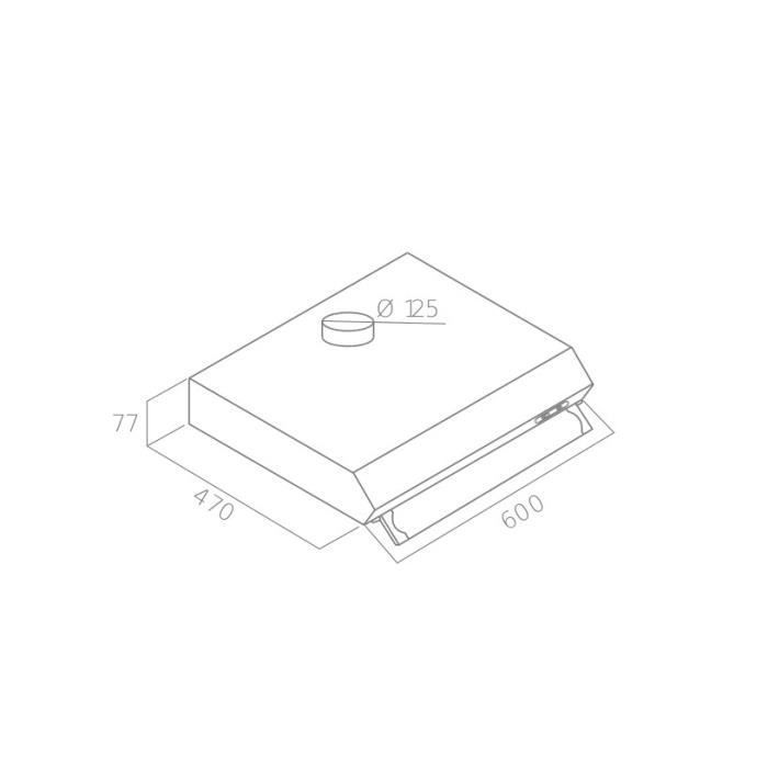 OCEANIC OCEAHC205S Canopy Hood - 60 cm