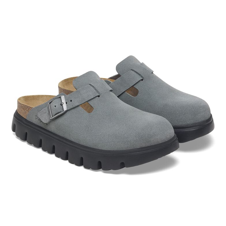 Boston Chunky Pelle scamosciata - Basalt Gray/ Black Basalt Gray/ Black
