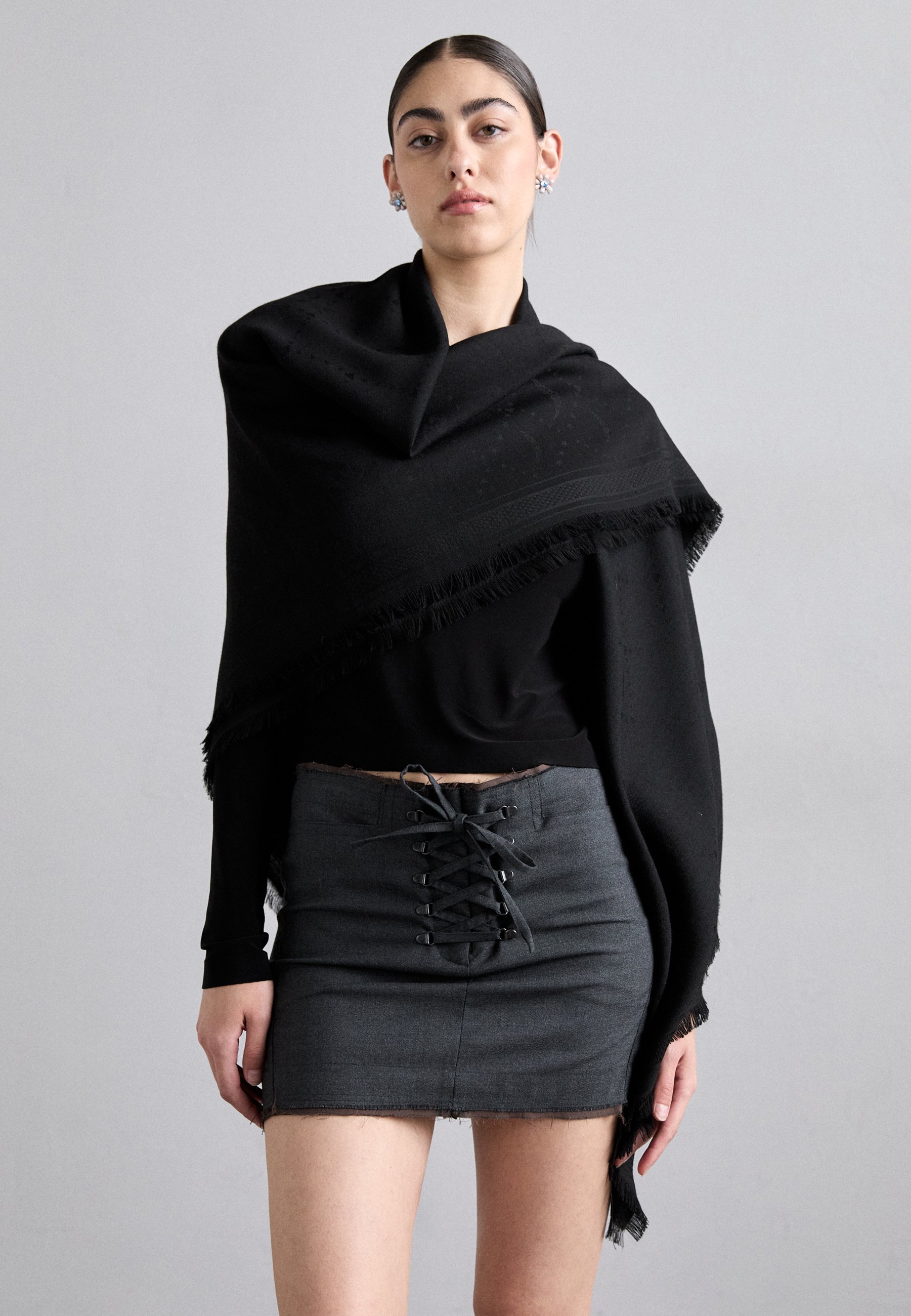 Zadig & Voltaire GLENN MONOGRAM - Foulard - Schwarz