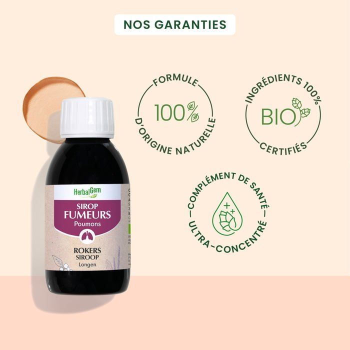 Herbalgem Sirop des Fumeurs Bio 150ml