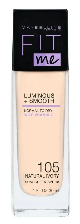 Maybelline Fit Me Luminous & Smooth podkład do twarzy, 125 Nude Beige
