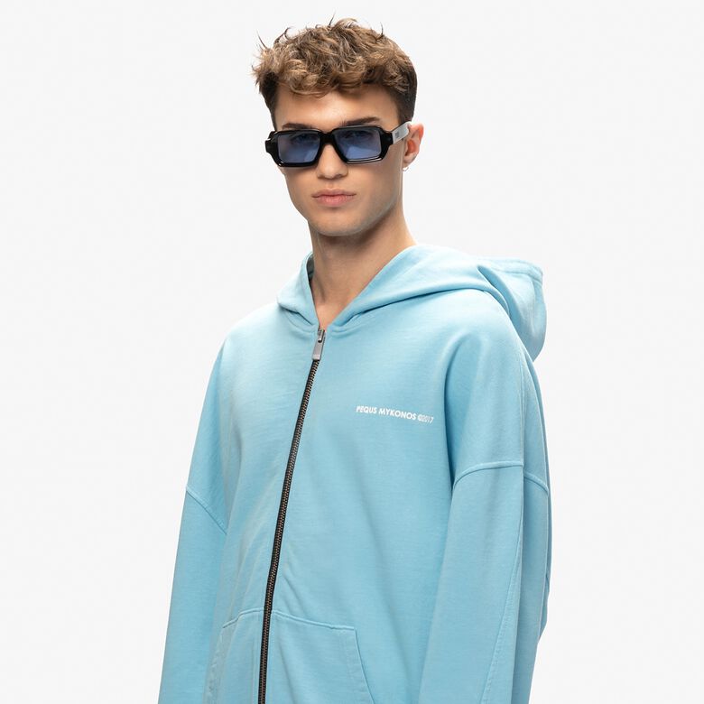 Mykonos Flaggen-Kapuzenjacke mit Reißverschluss