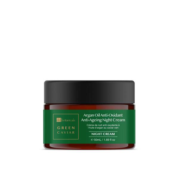 Noční krém proti stárnutí Dr. Botanicals Green Caviar