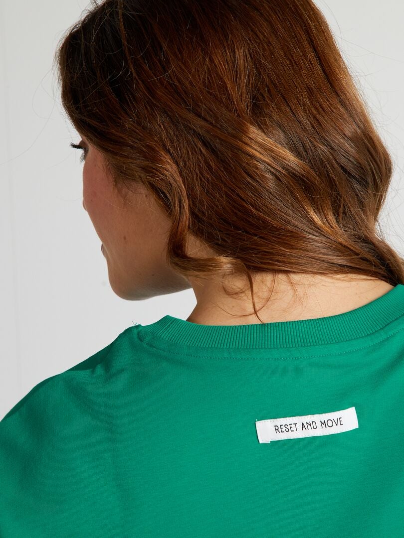 Effen pak T-shirt - GROEN