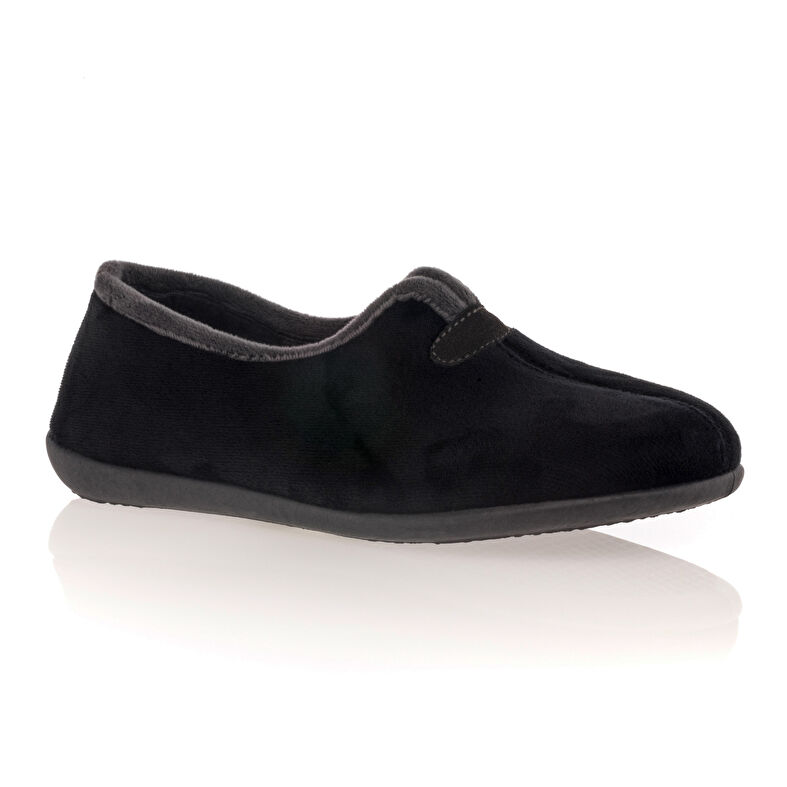 Pantuflas negras para mujer