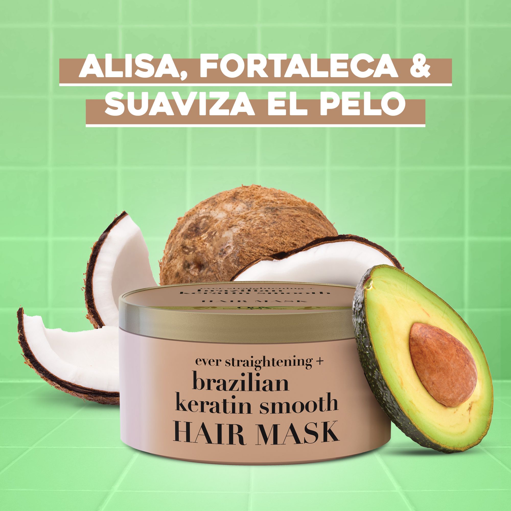 Brazilska keratinska maska za glatku kosu Maske za kosu