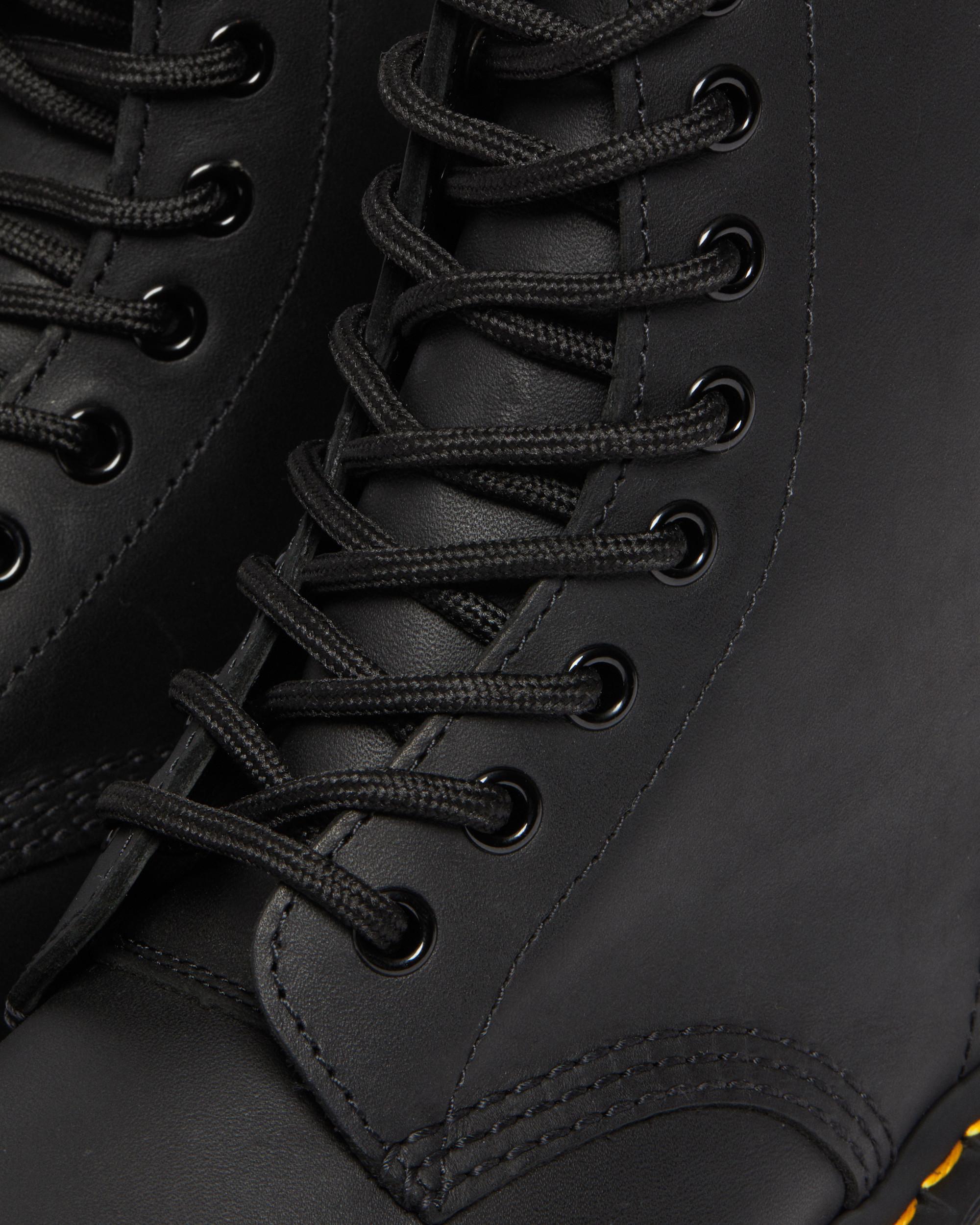 1460 Greasy Leather Lace Up Boots