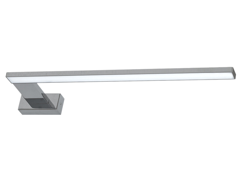 Kinkiet łazienkowy Shine LED metalowy srebrny