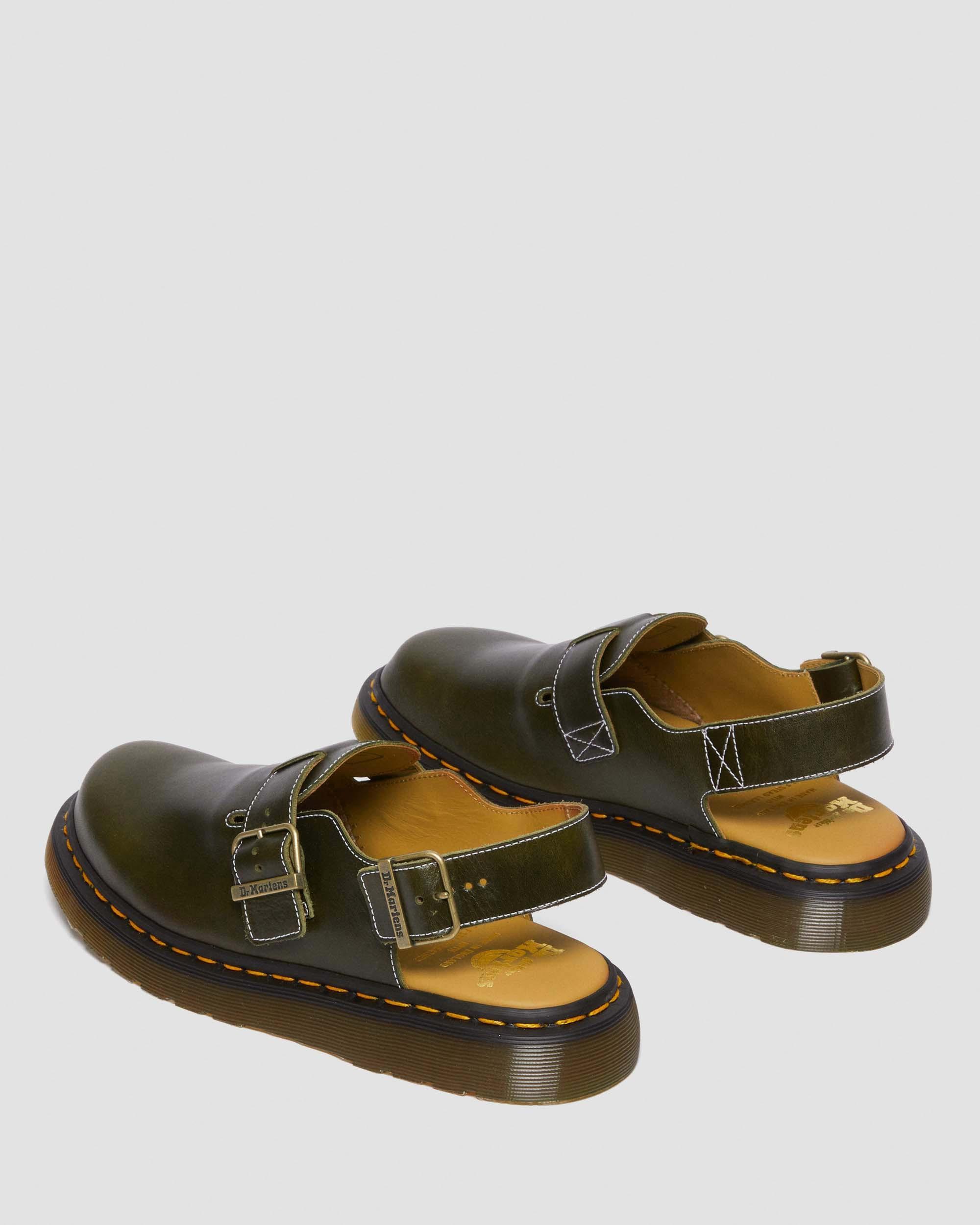 Jorge Made in England Classic Leather Slingback Mules