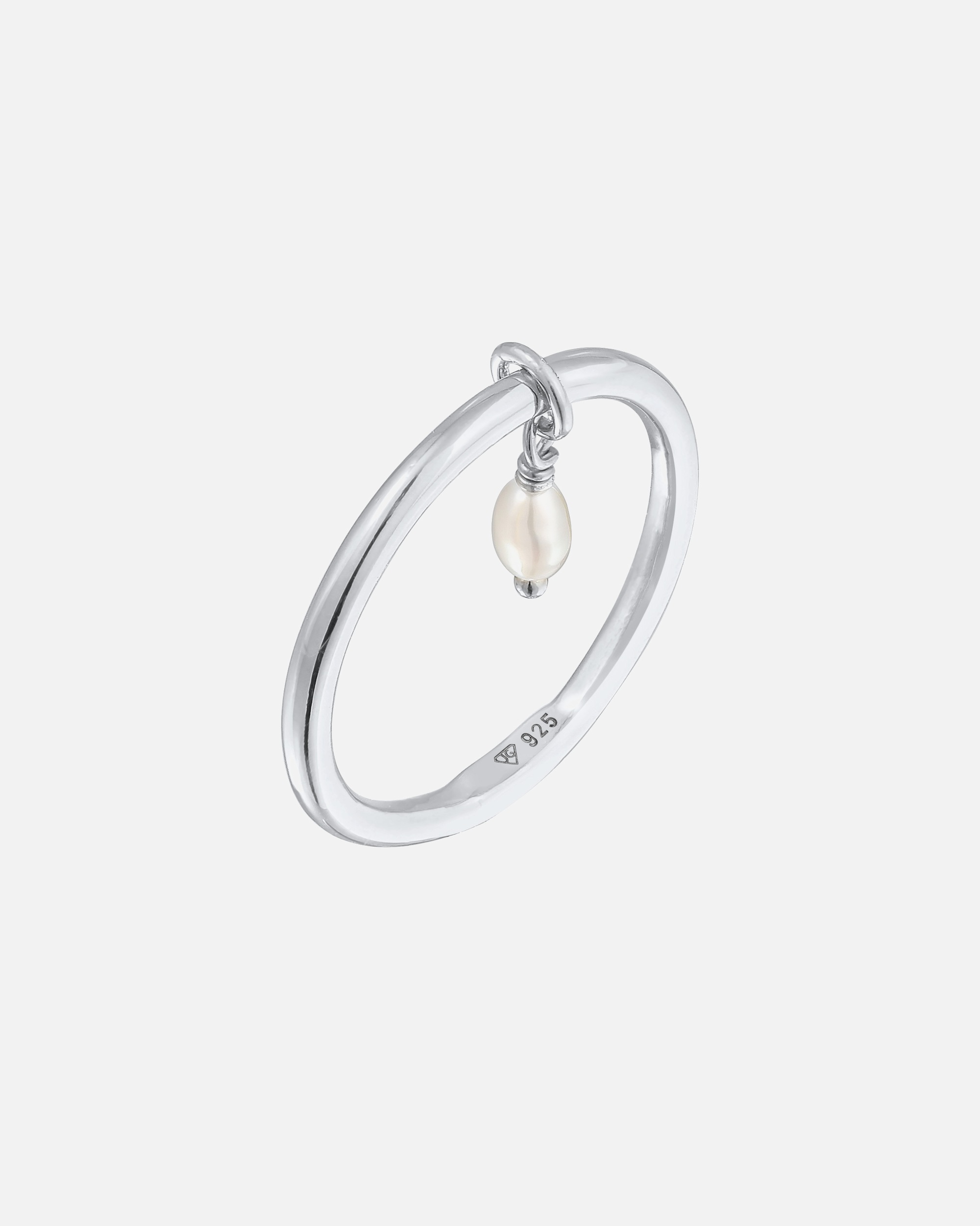 Elli Femmes Pile Basique avec Perle de Culture d'Eau Douce en Argent Sterling 925