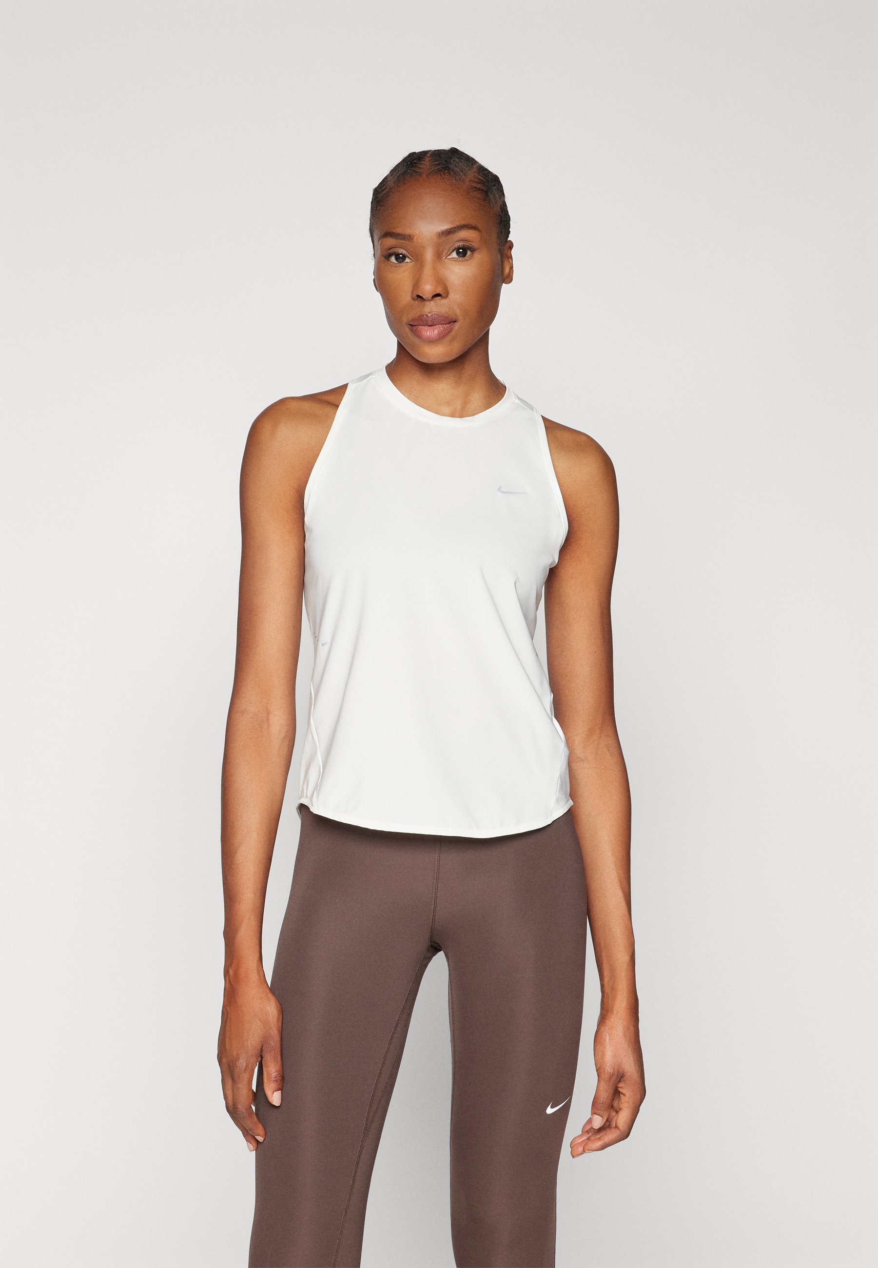 Nike Performance SWIFT TANK - Maiou - sail/argintiu reflectorizant