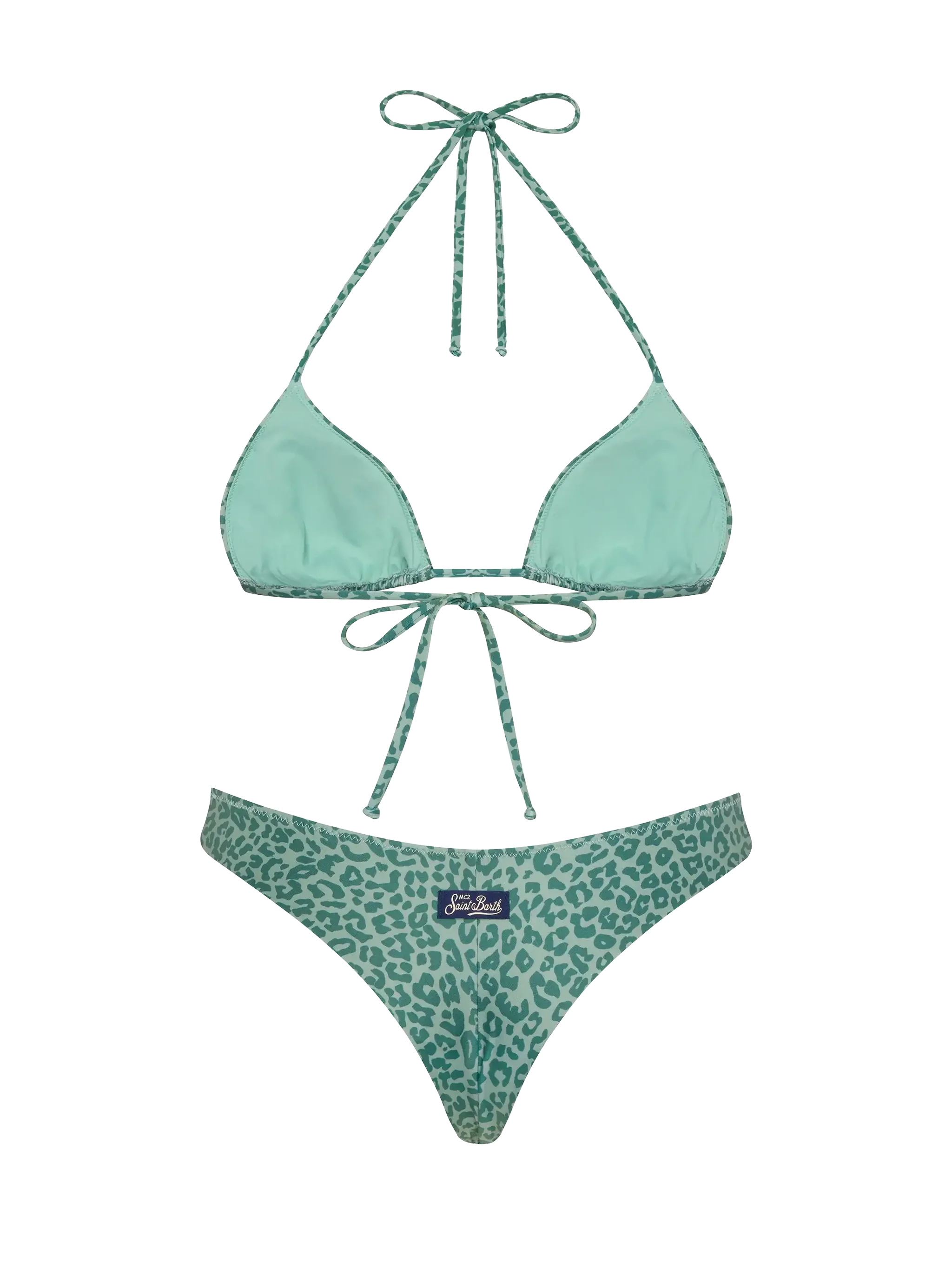 Leah Naomi driehoekbikini met dierenprint