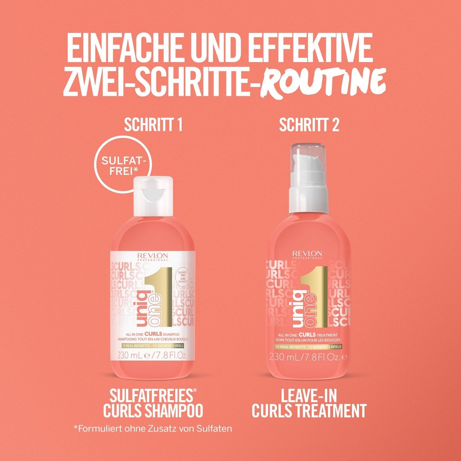 Revlon Professional UniqOne Curls 10-in-1 šampūns - 230 ml