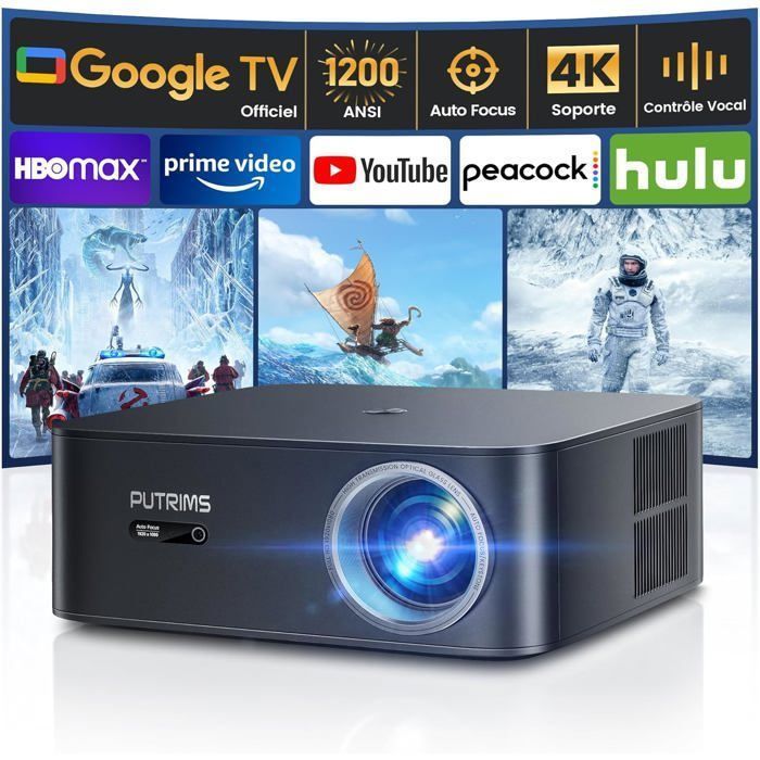 4K-videoprojector - BAZARLAND30 - K12 - 1500 ANSI lumen - WiFi 6 - Bluetooth 5.2