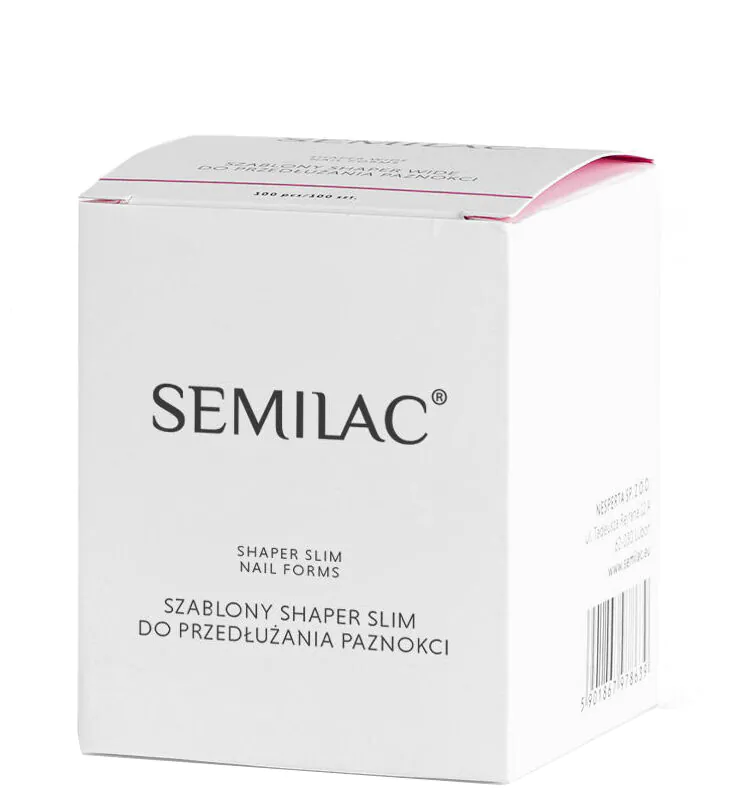Semilac Shaper Slim Nail Forms Szablony do Przedłużania Paznokci