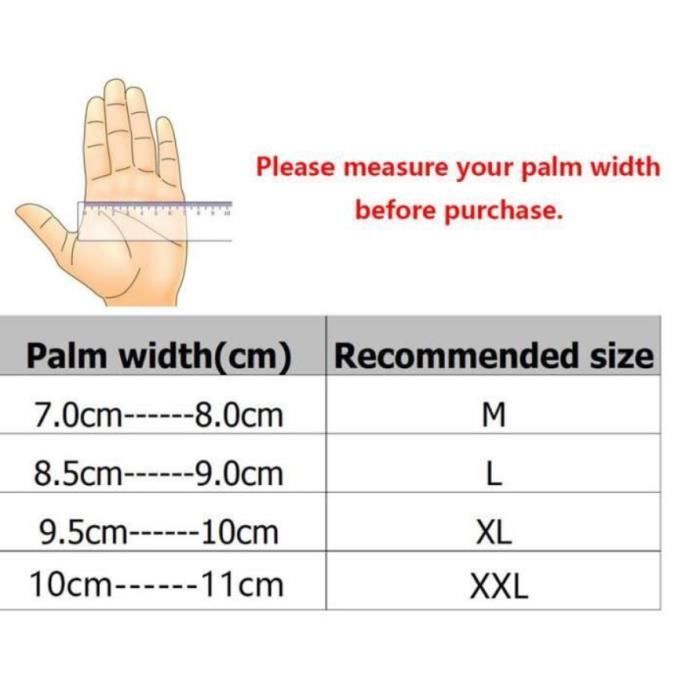 Guantes para moto/scooter con certificación CE, par, negros, protección completa de los dedos, talla XL