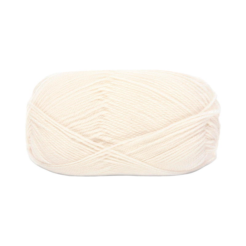 Laine Trysil Baby en laine mérinos 100 % blanche