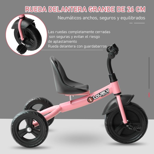 Triciclo evolutivo Homcom +18 meses