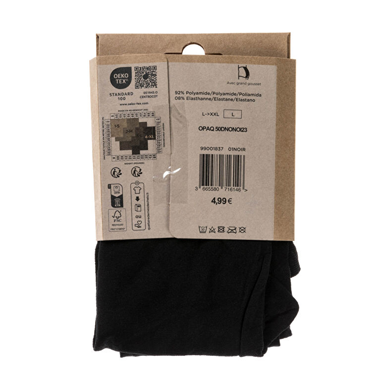 Calcetines y medias negras para mujer