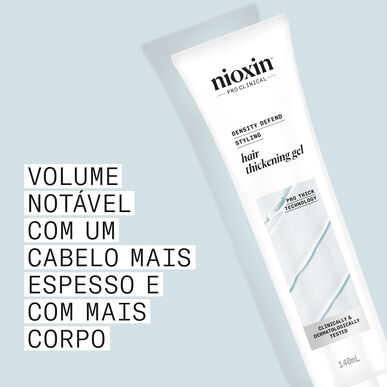 „Nioxin Professionals“ plaukų tankinimo gelis „Density Defend“ formavimo gelis storesniems plaukams, švelnus prisilietimas, 140 ml