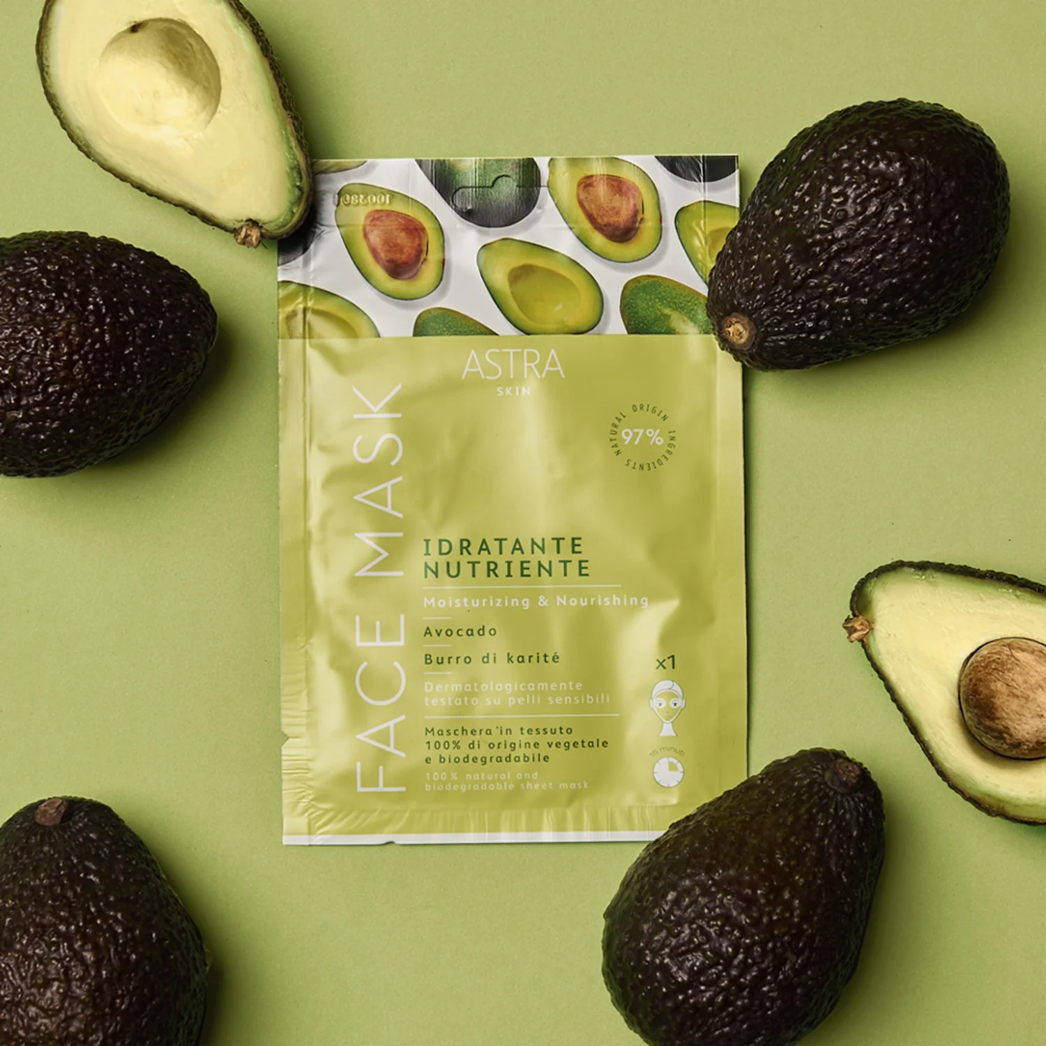 Astra Skin FACE MASK IDRATANTE NUTRIENTE - Maschera Idratante viso