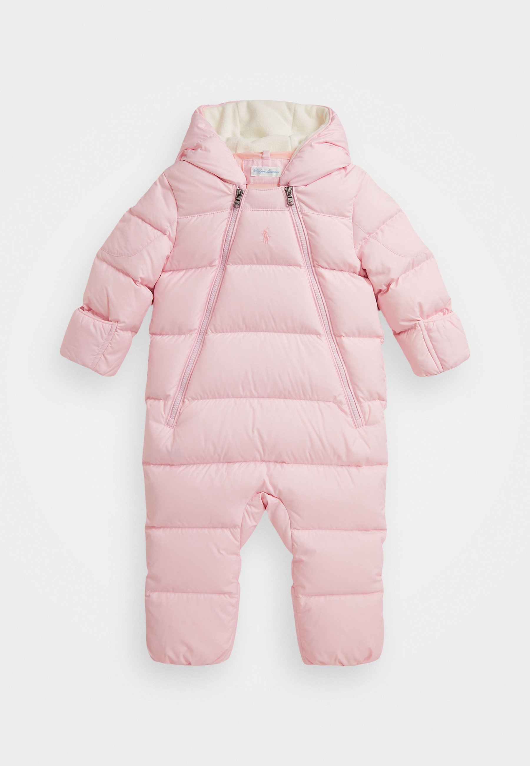 Polo Ralph Lauren Donsjas met Capuchon, Unisex - Sneeuwpak - een vleugje roze