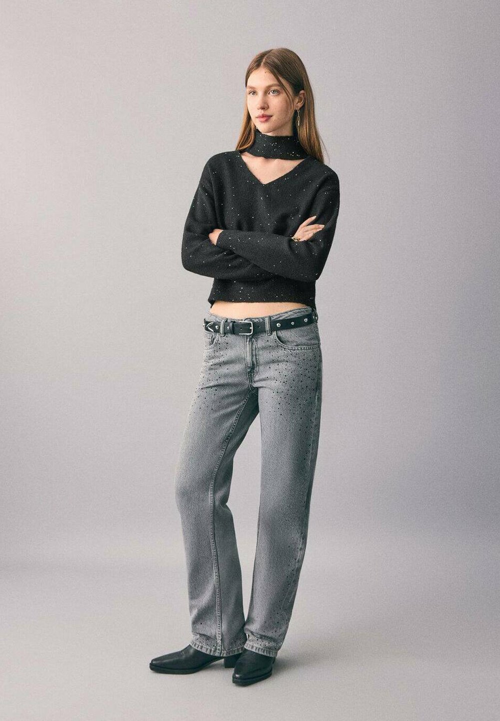 Mango Kids TEEN - Trui - zwart