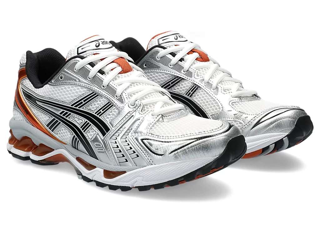 GEL-KAYANO 14 - White/Piquant Orange