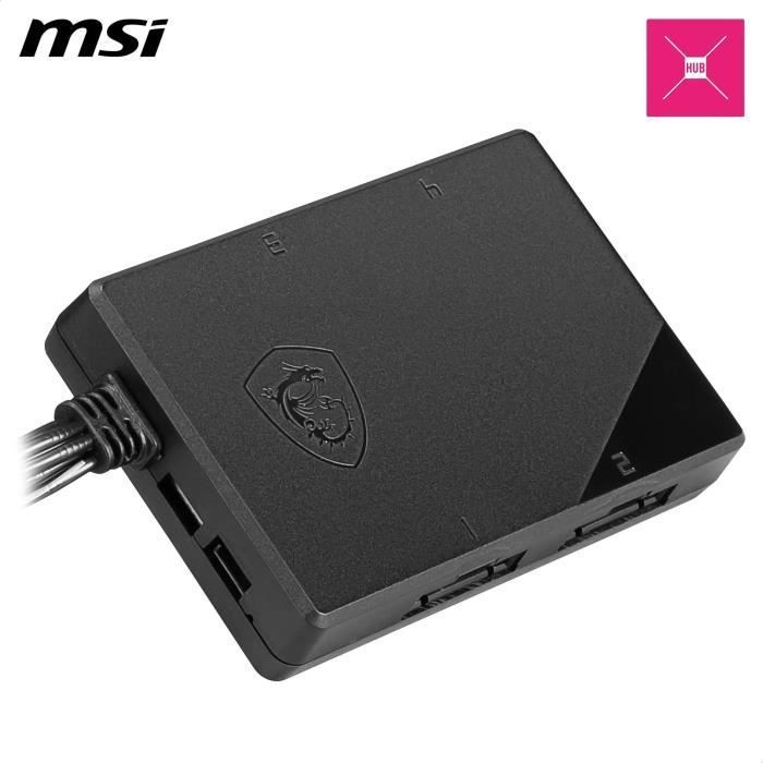 Refroidissement PC - MSI - 306-7G24F04-809 - MPG EZ120 ARGB WHITE-3W