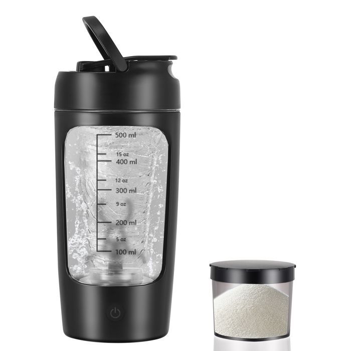Shaker elettrico - TTLIFE - 500 ml - Ricaricabile - Tritan senza BPA - Miscelazione ad alta velocità