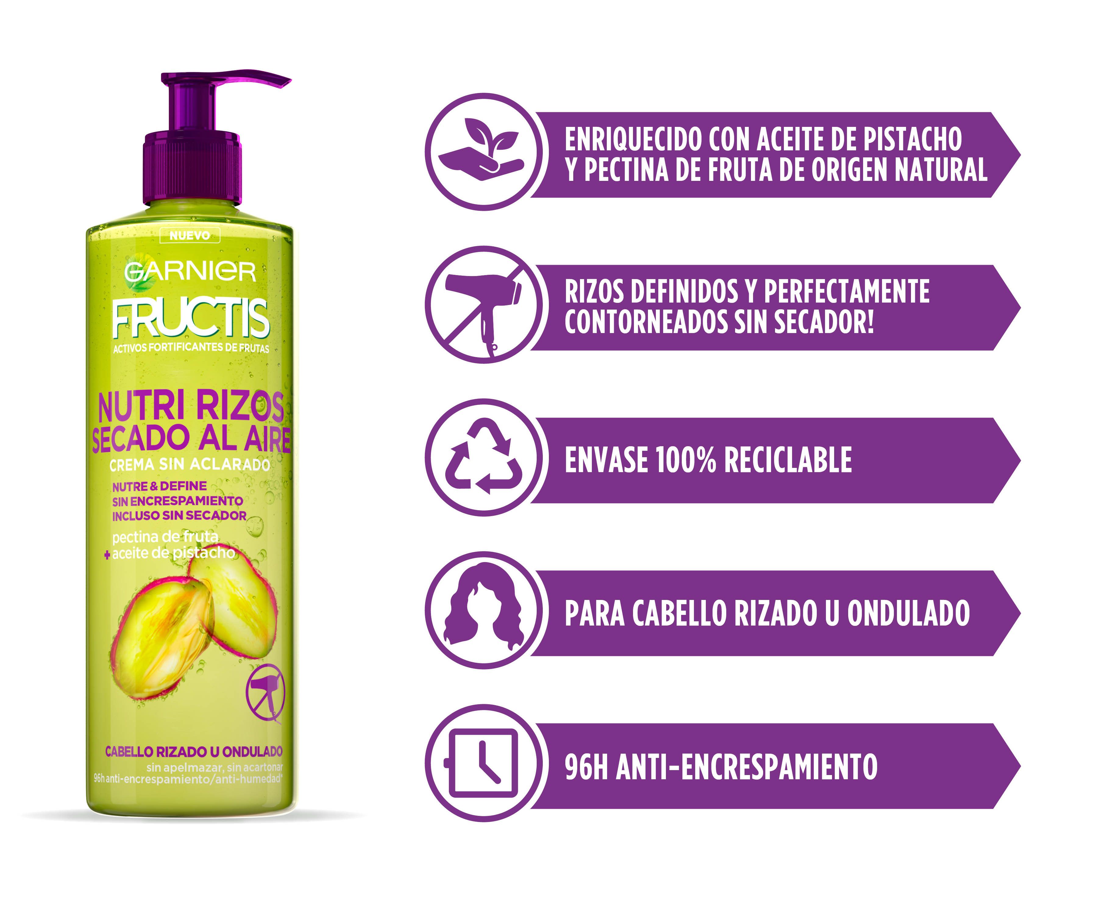 Fructis krema bez ispiranja Nutri Curls za sušenje na zraku Kreme za stiliziranje