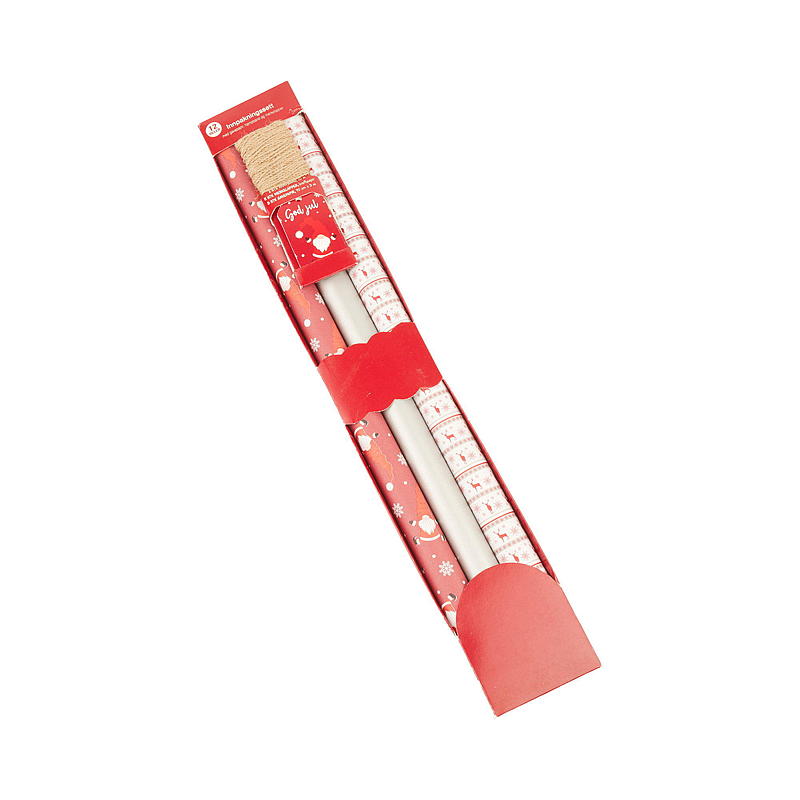 Geschenksets für Zuhause: Papier, Bänder und Anhänger, Weihnachten